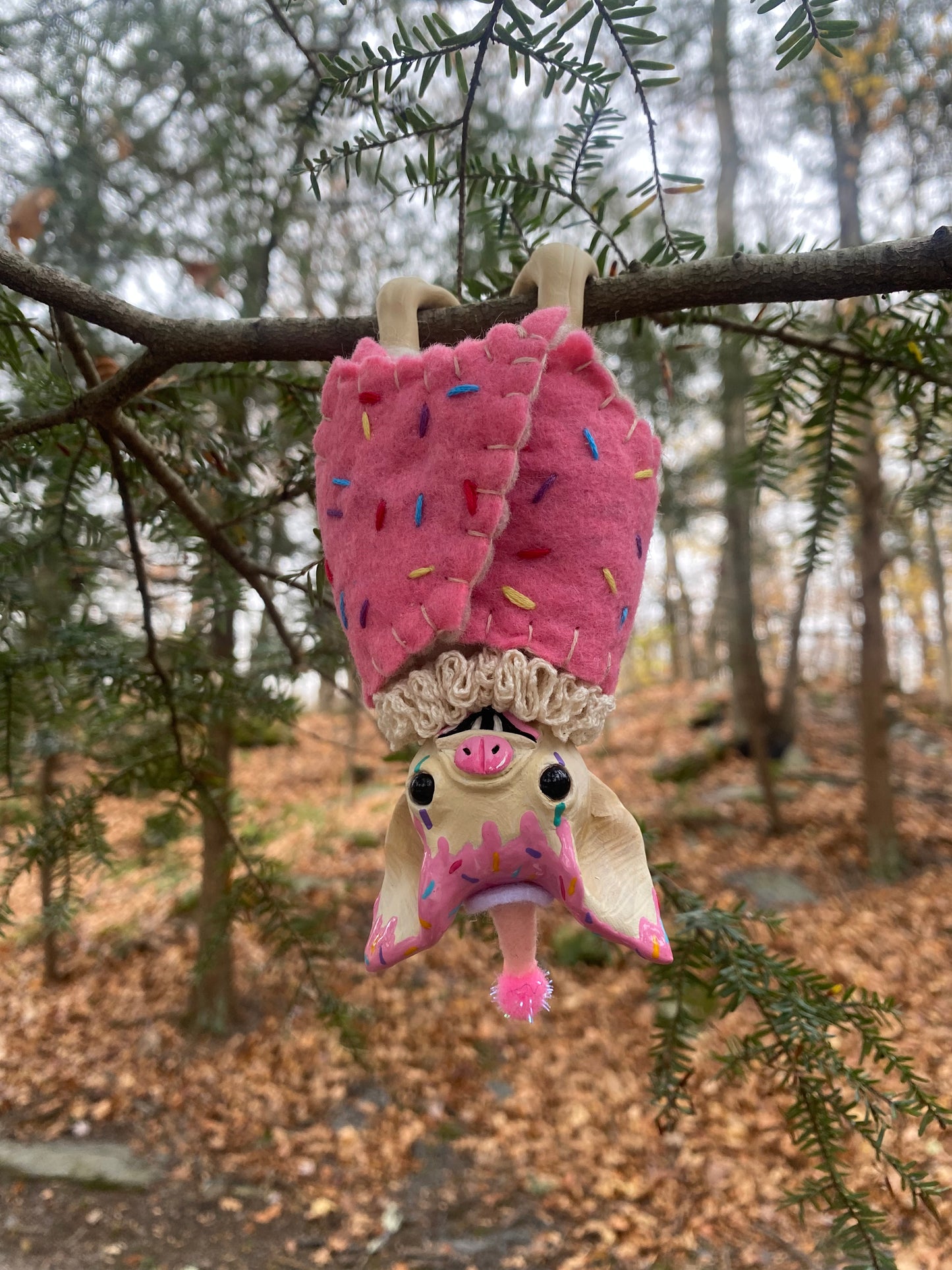 LARGE HANGING BAT-SUGAR COOKIE