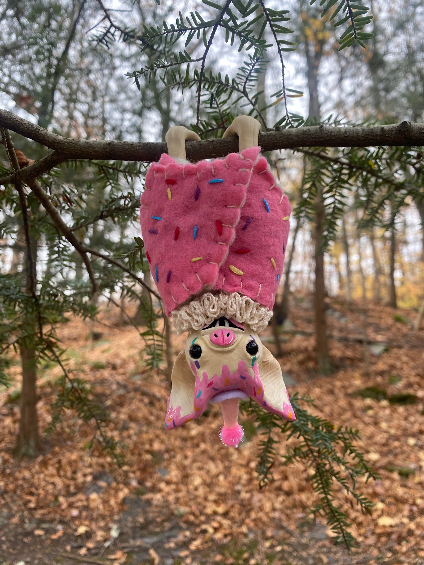 LARGE HANGING BAT-SUGAR COOKIE