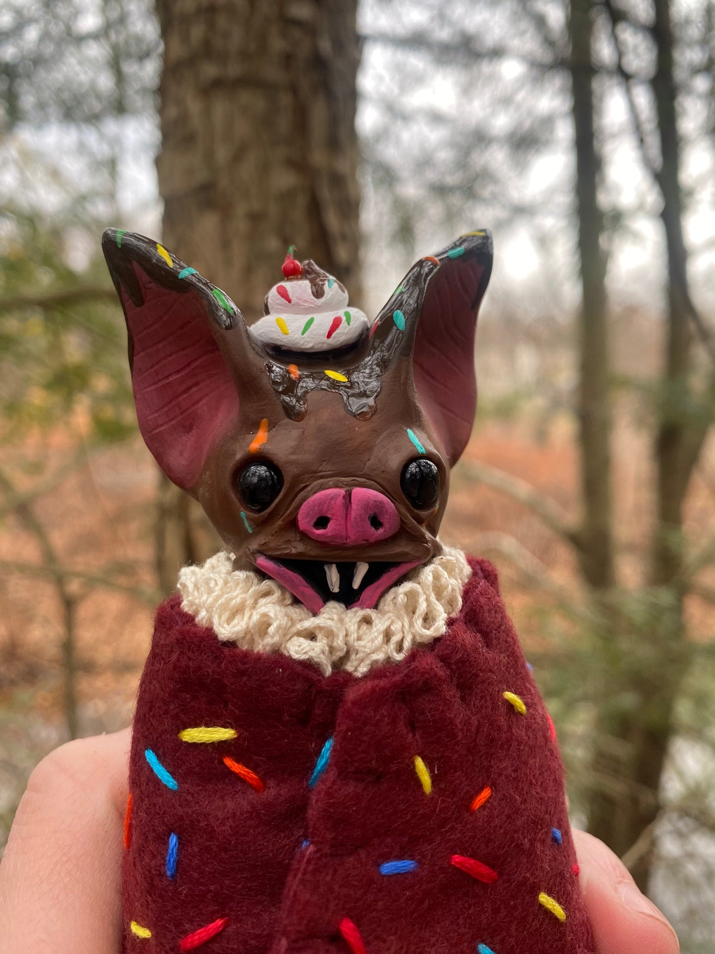 LARGE HANGING BAT-ICE CREAM SUNDAE
