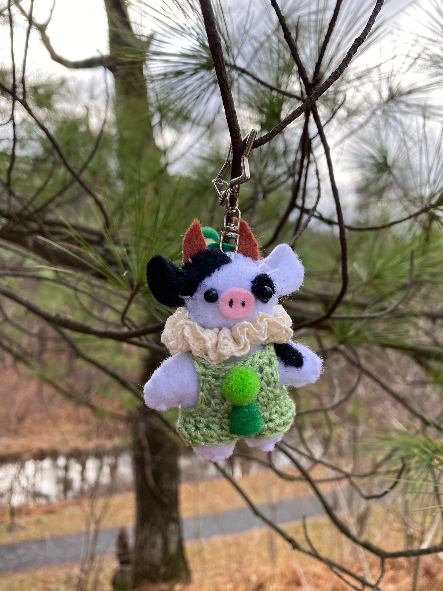 POCKET CLOWN CLIP (cow)