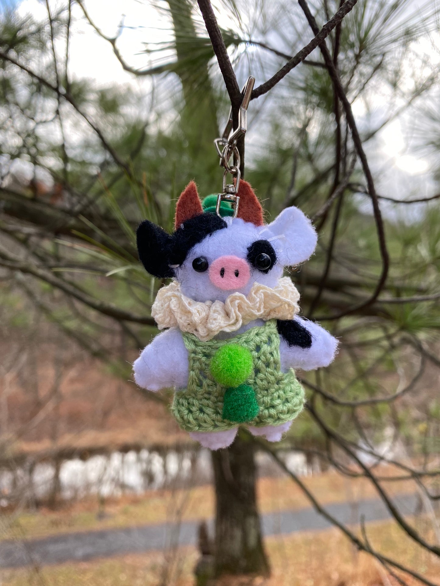 POCKET CLOWN CLIP (cow)