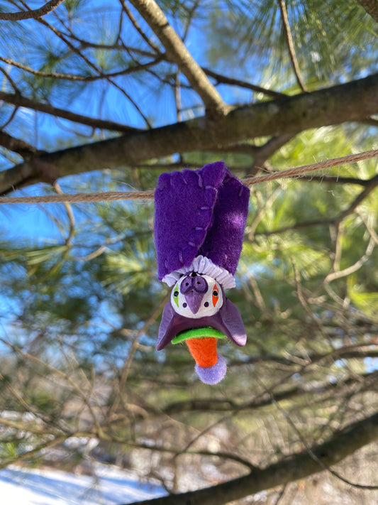 MINI HANGING BAT (purple)