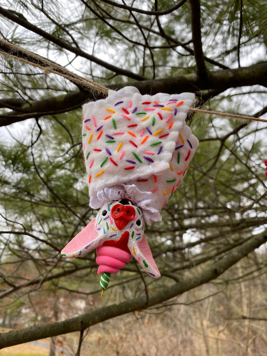 LARGE HANGING BAT (funfetti)