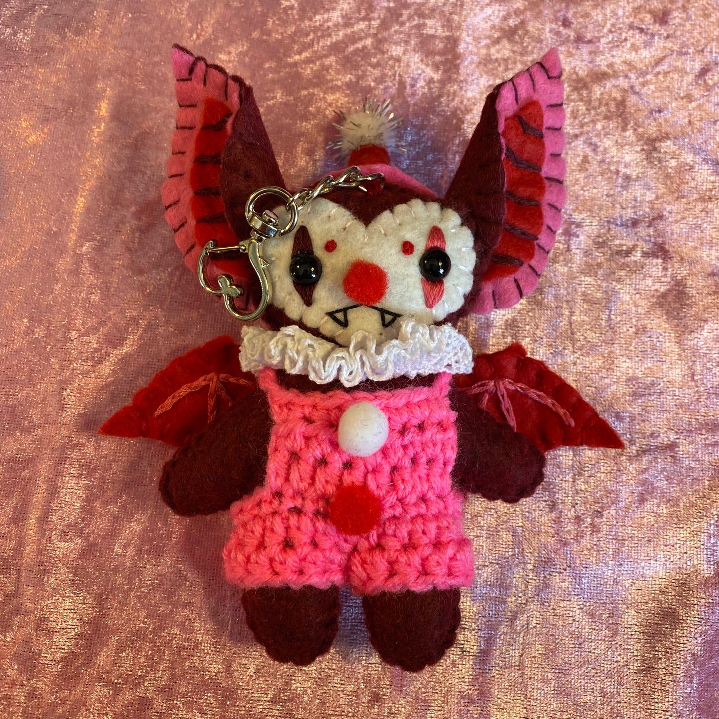 VALENTINE BAG CLIP (dark red)
