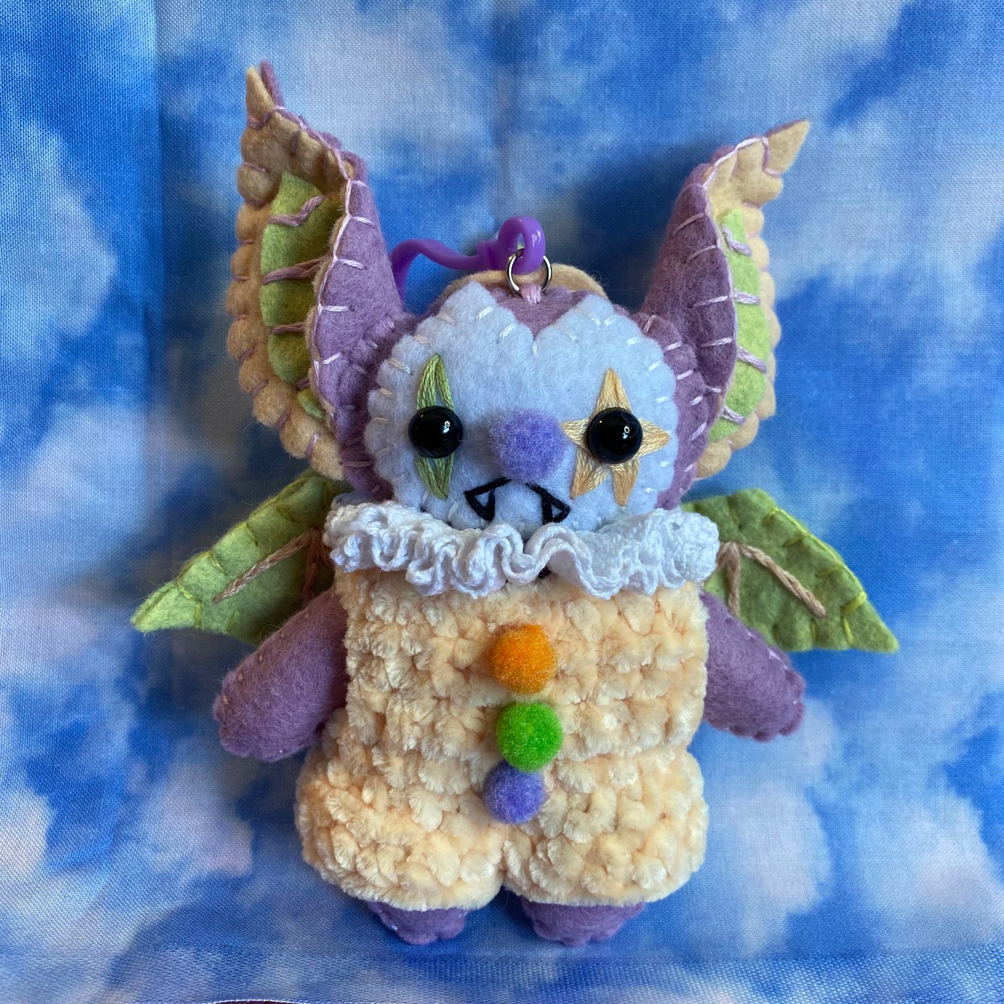 BAT BAG CLIP (pastel purple)