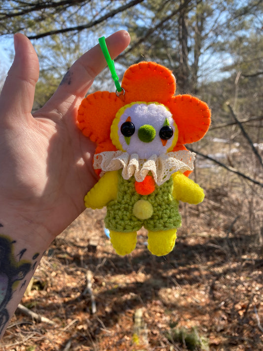 FLOWER BAG CLIP (orange)